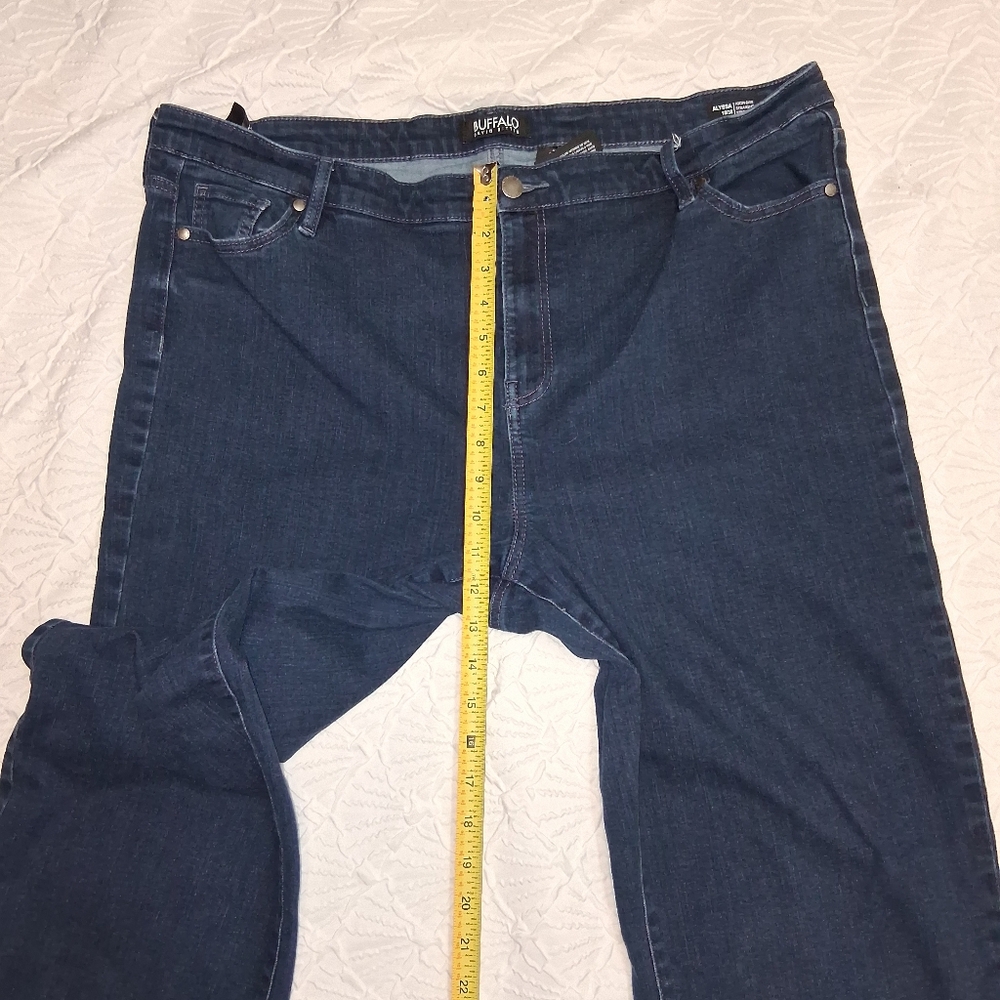 Buffalo David Bitton  Women Size 18/38 Dark Blue Flare Jeans - Picture 11 of 16